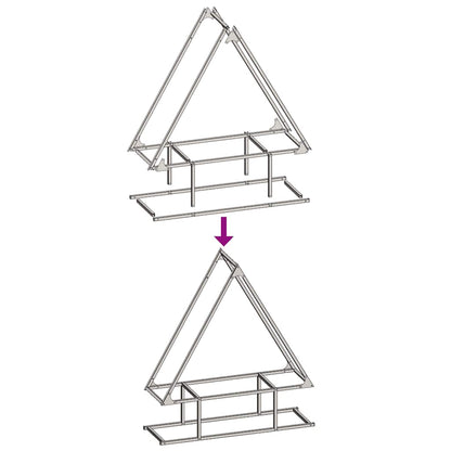 Firewood Rack Black 80x25x90 cm Cold-rolled steel