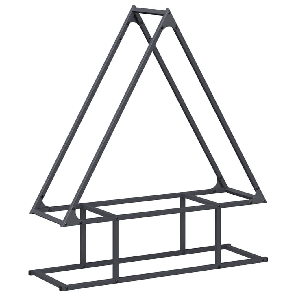 Firewood Rack Anthracite 80x25x90 cm Cold-rolled steel