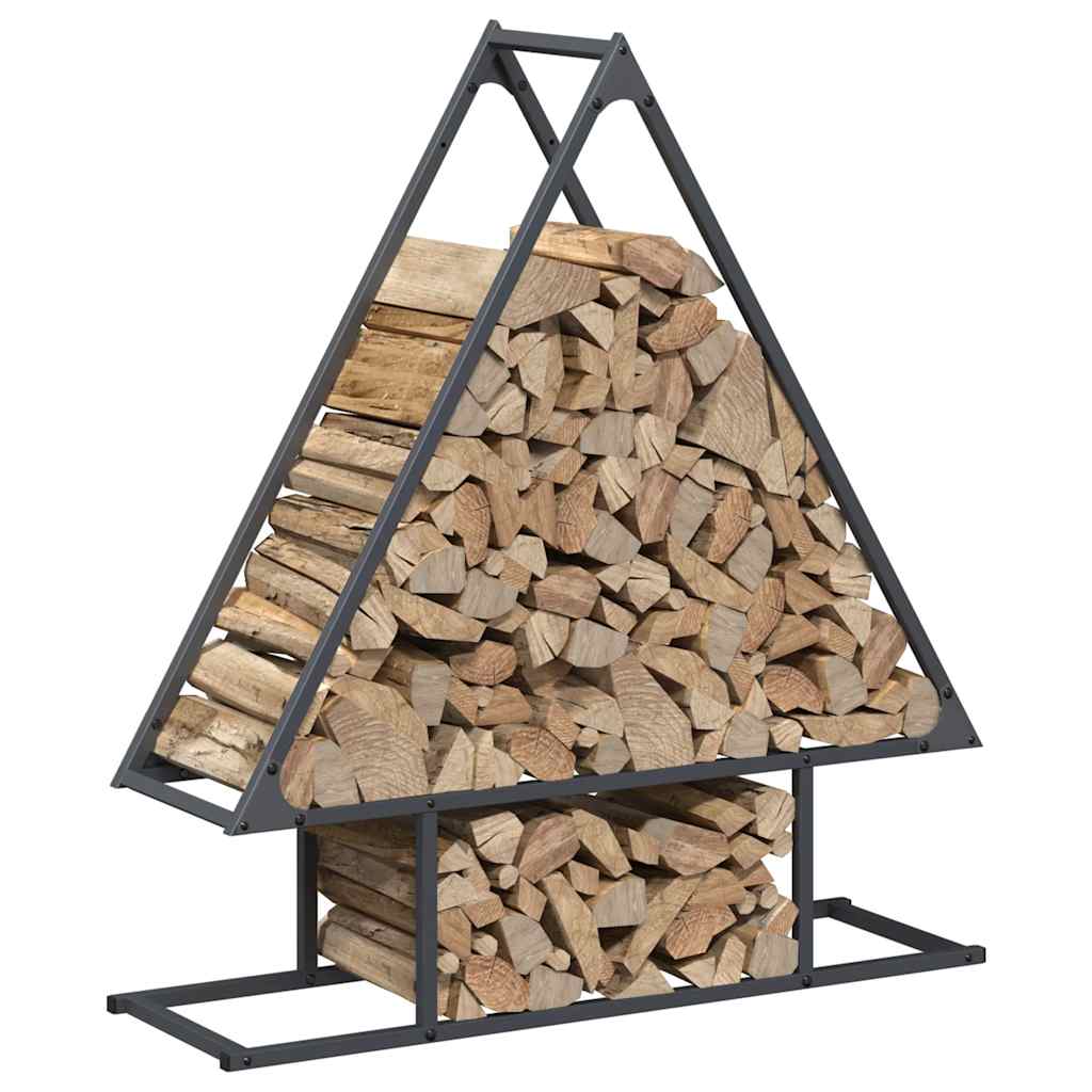 Firewood Rack Anthracite 80x25x90 cm Cold-rolled steel