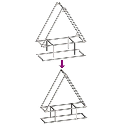 Firewood Rack Anthracite 80x25x90 cm Cold-rolled steel