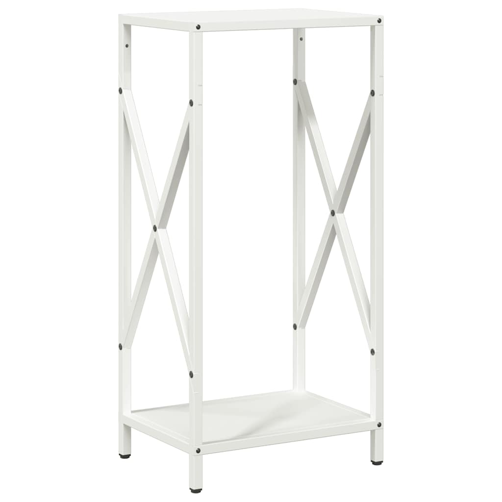 Firewood Rack White 34x25x70 cm Cold-rolled steel