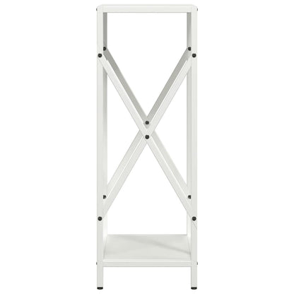 Firewood Rack White 34x25x70 cm Cold-rolled steel