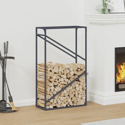Firewood Rack Anthracite 60x25x100 cm Cold-rolled steel