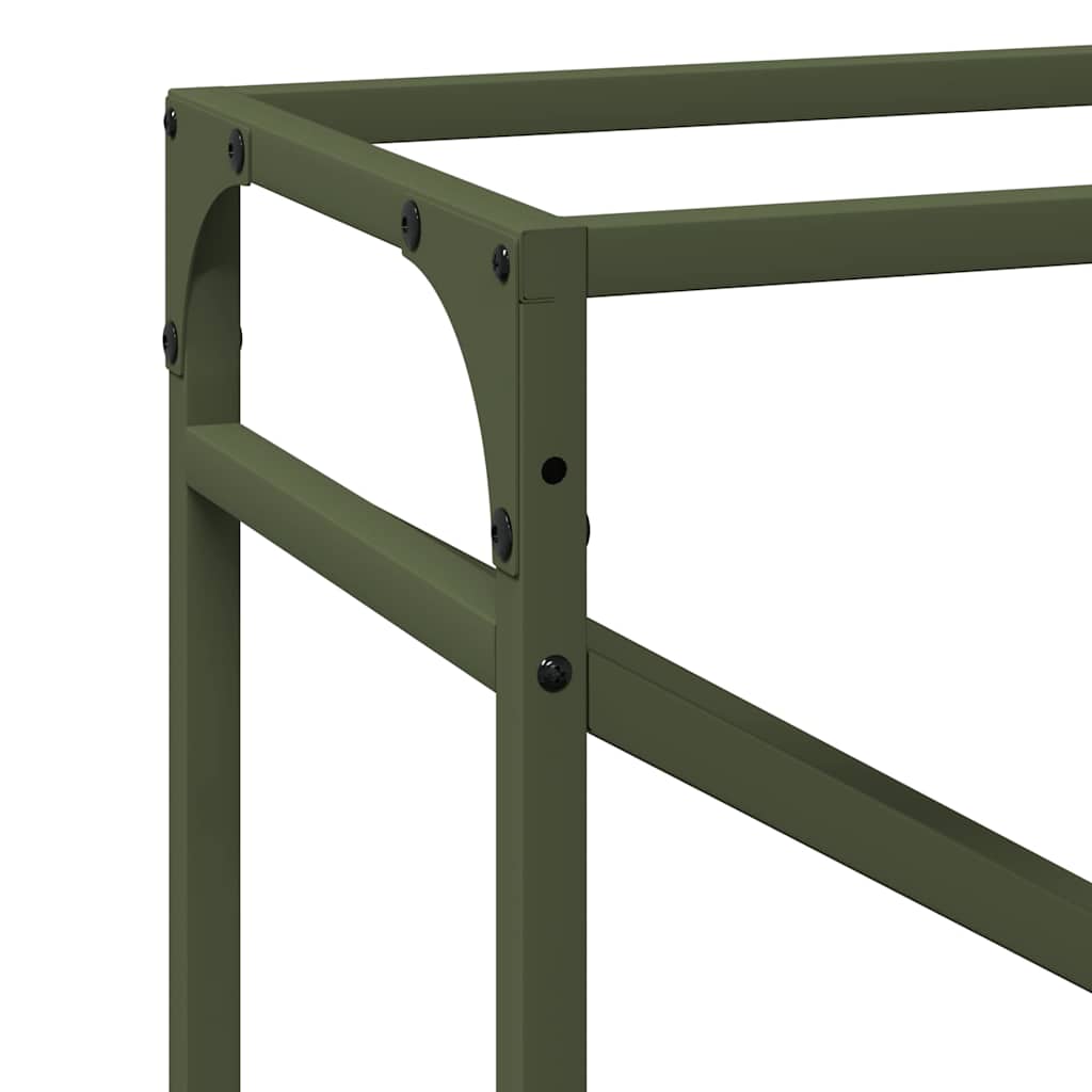 Firewood Rack Olive Green 60x25x100 cm Cold-rolled steel