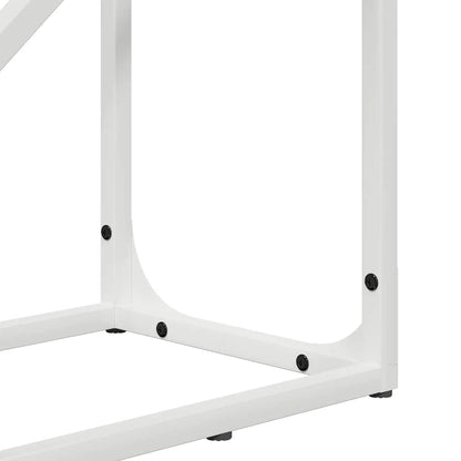 Firewood Rack White 40x25x100 cm Cold-rolled steel