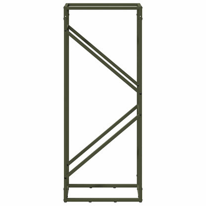 Firewood Rack Olive Green 40x25x100 cm Cold-rolled steel