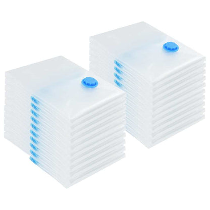 Storage Bags 20 pcs Transparent and Blue 70 x 50 cm
