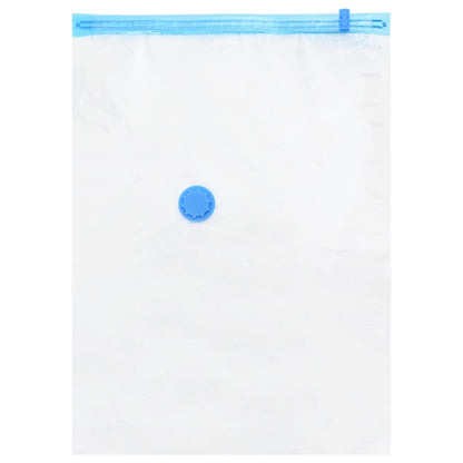 Storage Bags 20 pcs Transparent and Blue 70 x 50 cm