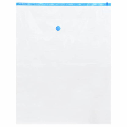 Storage Bags 20 pcs Transparent and Blue 100 x 80 cm