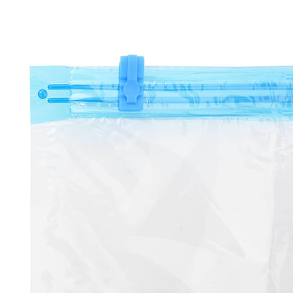 Storage Bags 5 pcs Transparent and Blue 130 x 100 cm
