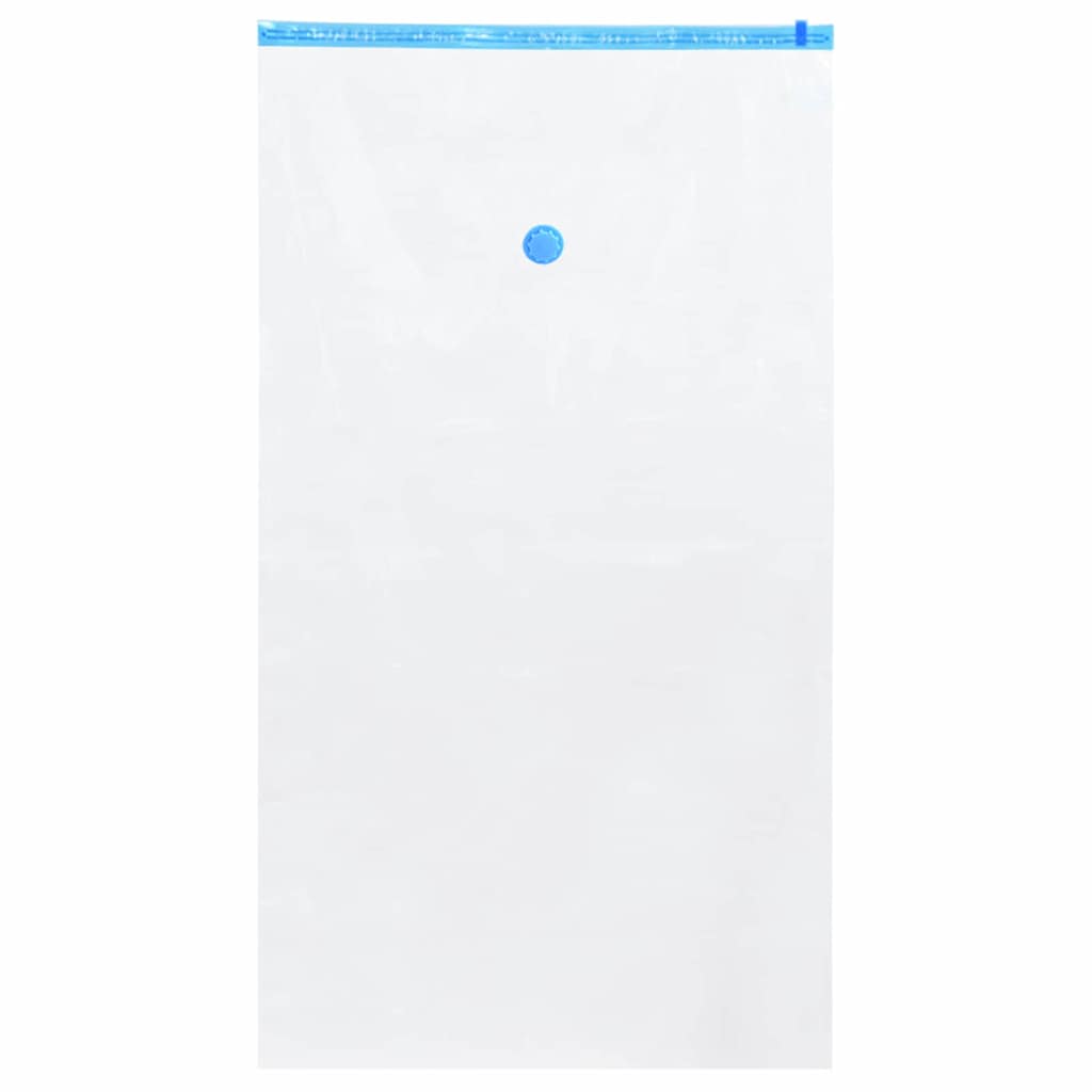 Storage Bags 5 pcs Transparent and Blue 120 x 70 cm