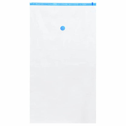 Storage Bags 5 pcs Transparent and Blue 120 x 70 cm