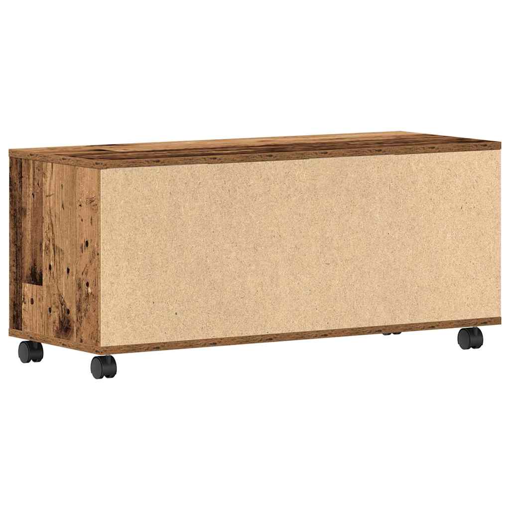 TV Cabinet Brown 90 x 35 x 40.5 cm Engineered wood