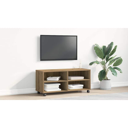 TV Cabinet Brown 90 x 35 x 40.5 cm Engineered wood