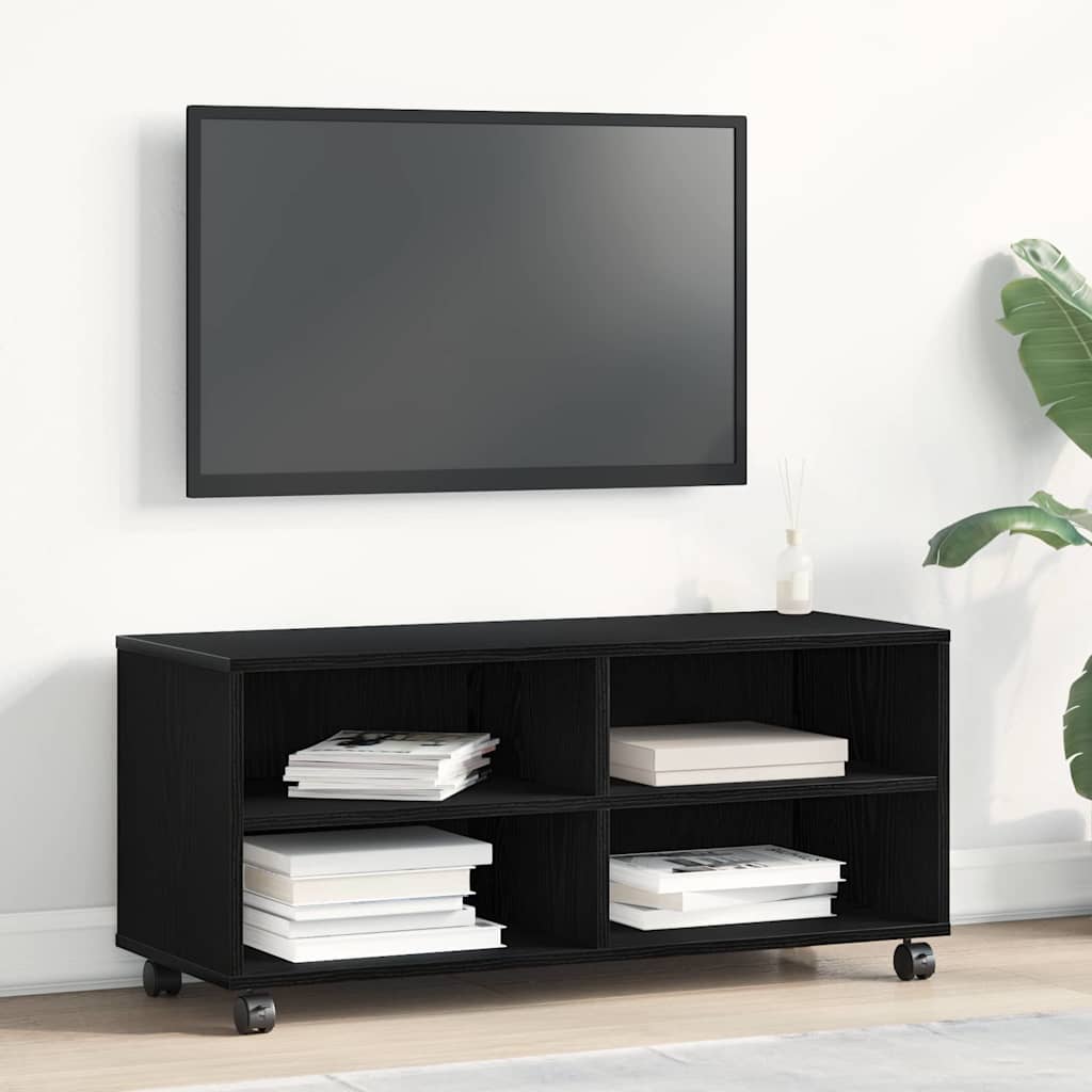 TV Cabinet 90 x 35 x 40.5 cm Black Engineered wood
