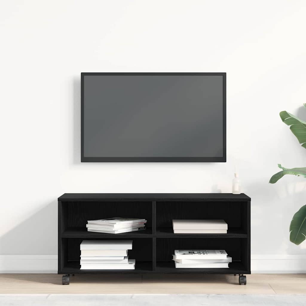 TV Cabinet 90 x 35 x 40.5 cm Black Engineered wood