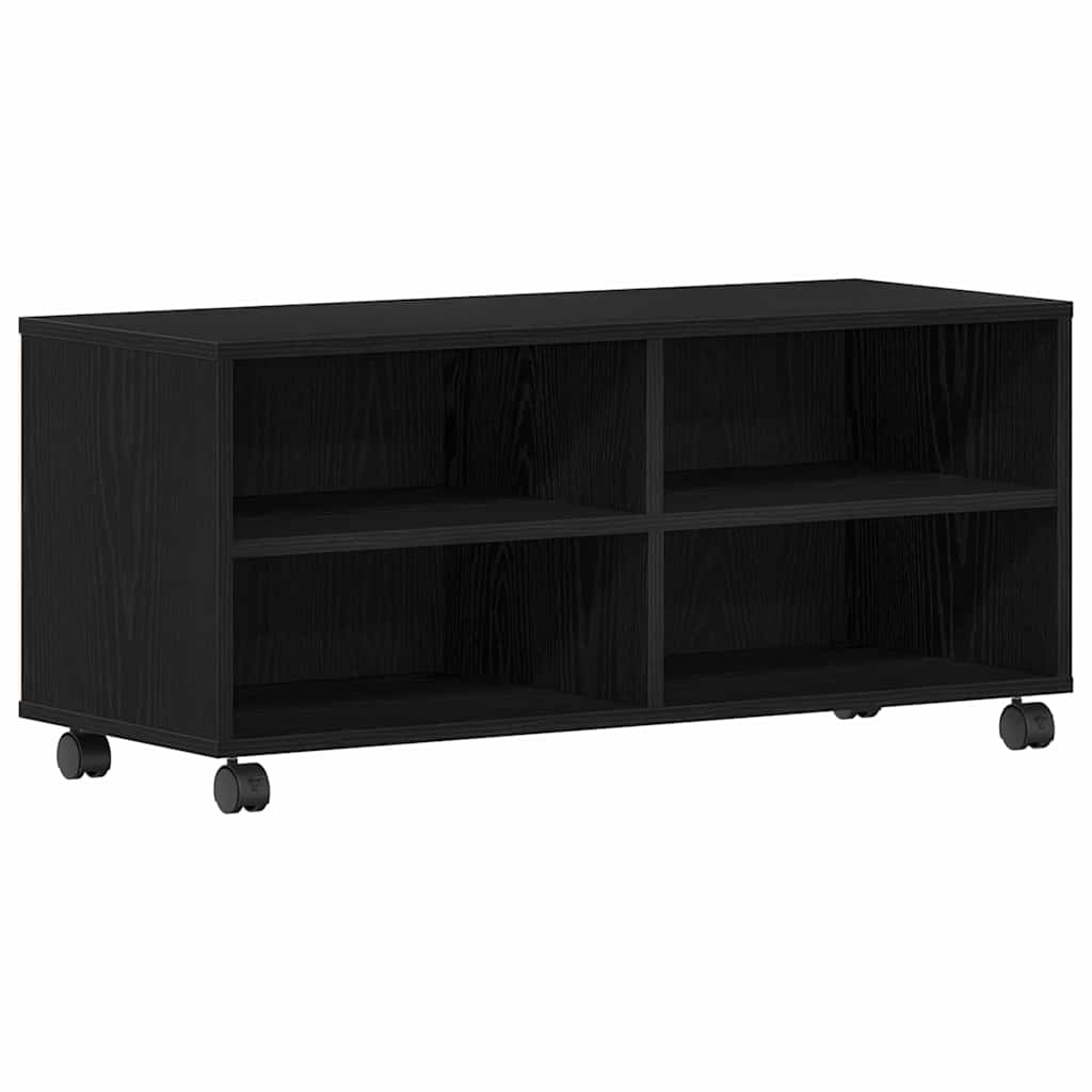 TV Cabinet Black 90 x 35 x 40.5 cm Engineered wood