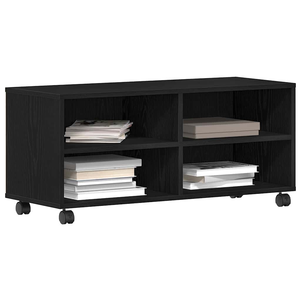 TV Cabinet 90 x 35 x 40.5 cm Black Engineered wood