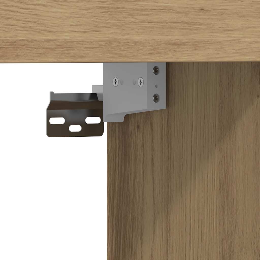 TV Cabinet 152 x 22 x 113 cm Artisan oak Engineered wood