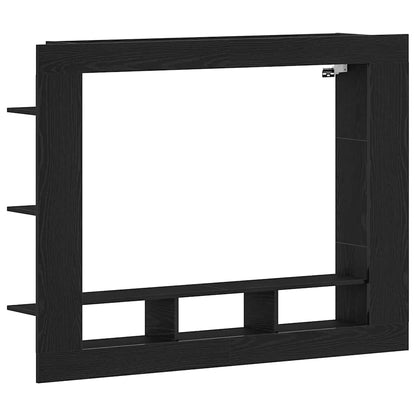 TV Cabinet 152 x 22 x 113 cm Black oak Engineered wood