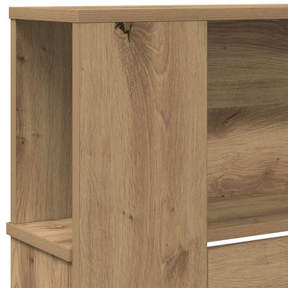 Headboard Cabinet Artisan Oak Engineered Wood