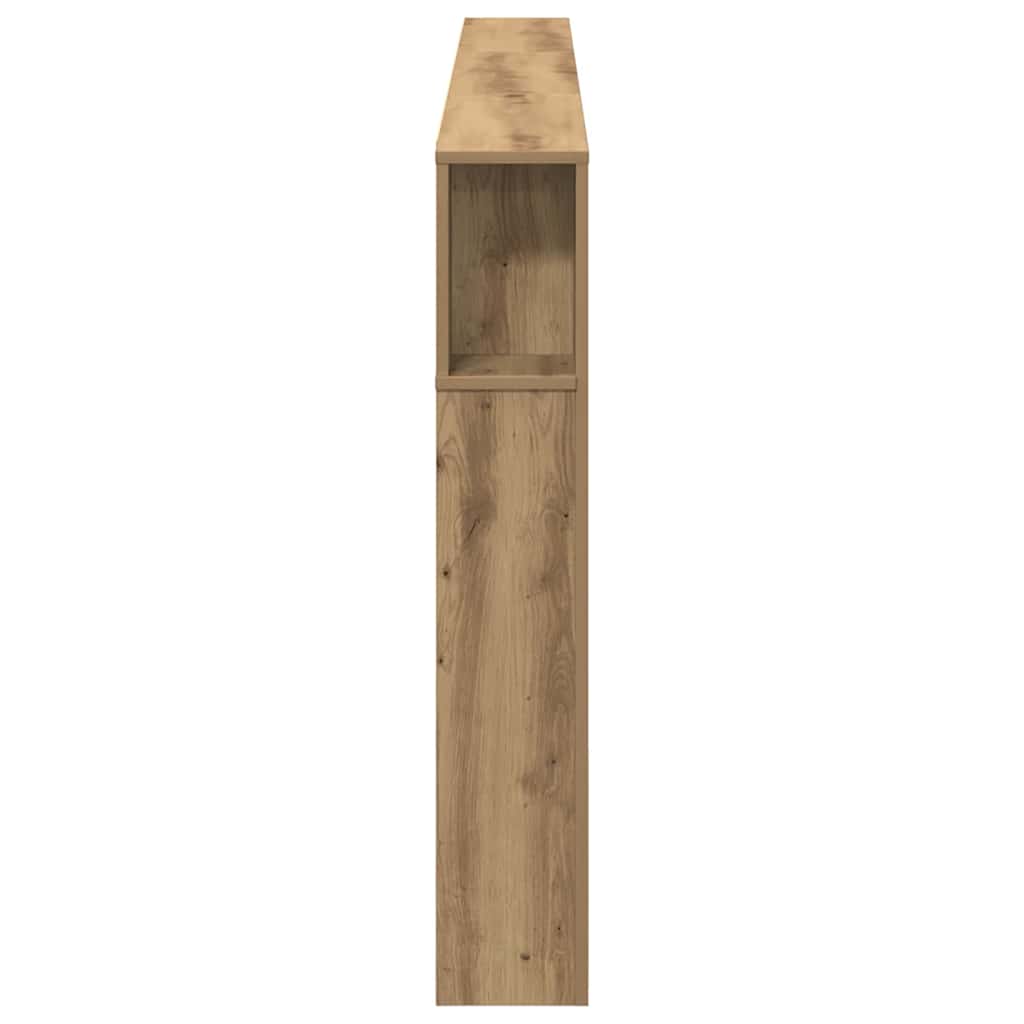 Headboard Cabinet Artisan Oak Engineered Wood
