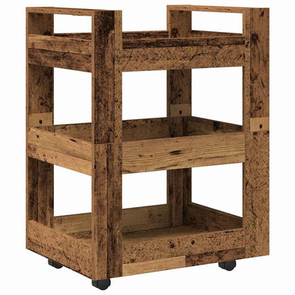 Kitchen Trolley Oak Wood 60 x 45 x 80 cm Engineered Wood