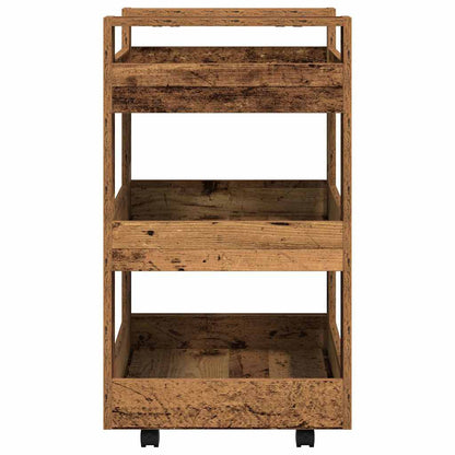 Kitchen Trolley Oak Wood 60 x 45 x 80 cm Engineered Wood