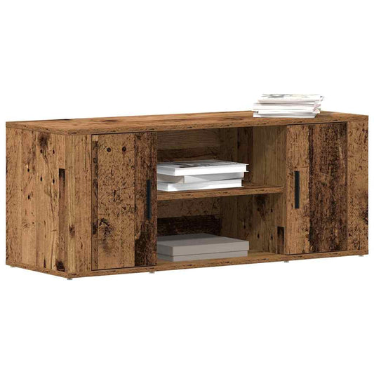 TV Cabinet Old wood 100 x 35 x 40 cm Engineered wood