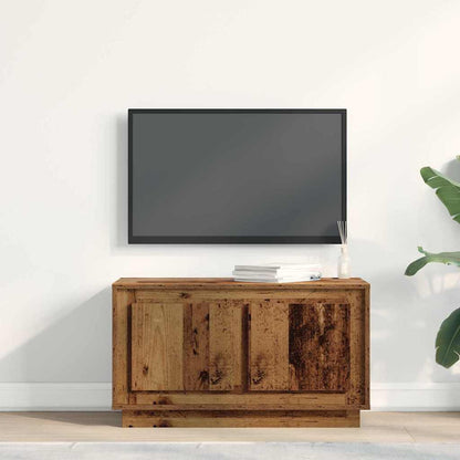 TV Cabinet Old wood 80 x 35 x 45 cm Engineered wood
