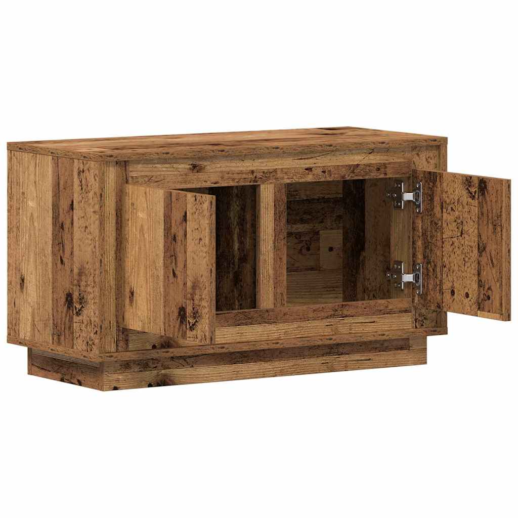 TV Cabinet Old wood 80 x 35 x 45 cm Engineered wood