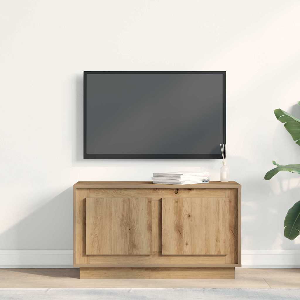 TV Cabinet 80 x 35 x 45 cm Artisan oak Engineered wood