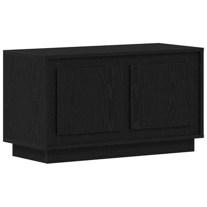 TV Cabinet 80 x 35 x 45 cm Black oak Engineered wood