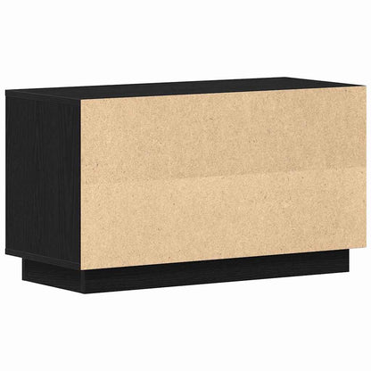 TV Cabinet 80 x 35 x 45 cm Black oak Engineered wood