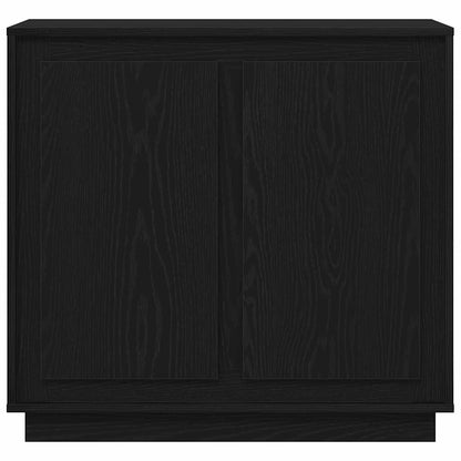 Sideboard Black Oak 80 x 40 x 75 cm Engineered Wood
