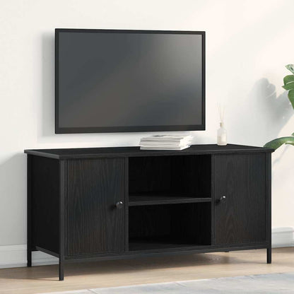 TV Cabinet 100 x 40 x 50 cm Black oak Engineered wood