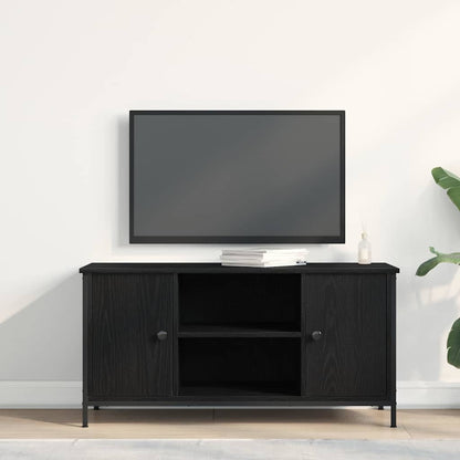 TV Cabinet 100 x 40 x 50 cm Black oak Engineered wood