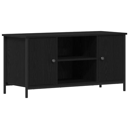 TV Cabinet 100 x 40 x 50 cm Black oak Engineered wood