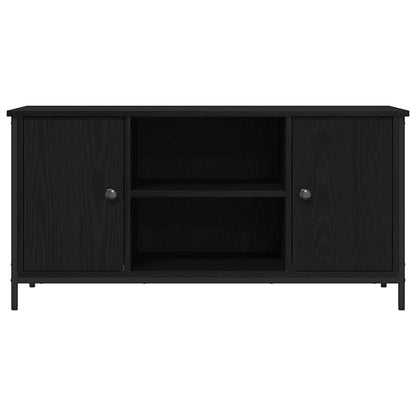 TV Cabinet 100 x 40 x 50 cm Black oak Engineered wood