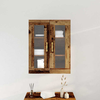 Wall Cabinet Old Wood 69.5 x 34 x 90 cm Engineered Wood