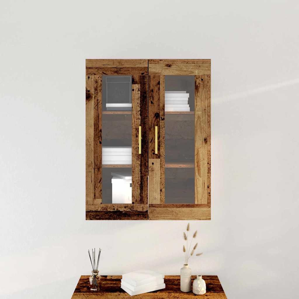 Wall Cabinet Old Wood 69.5 x 34 x 90 cm Engineered Wood