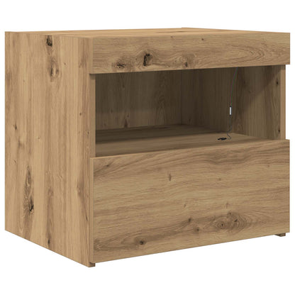 Bedside Cabinet Artisan Oak 50 x 40 x 45 cm Engineered Wood