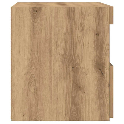 Bedside Cabinet with Drawer 2 pcs Artisan Oak 50 x 40 x 45 cm