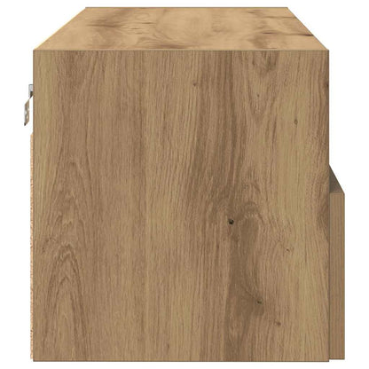 TV Wall Cabinet Wall-mounted 2 pcs Artisan oak 100 x 30 x 30 cm