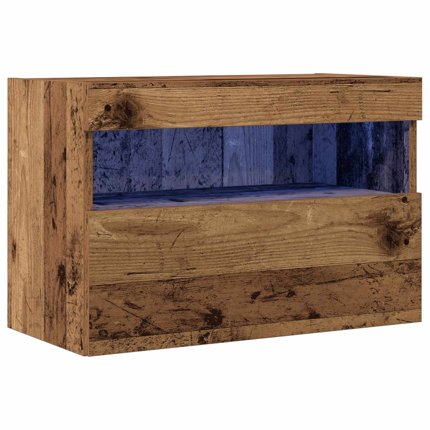 TV Wall Cabinet Old wood 60 x 30 x 40 cm Engineered Wood