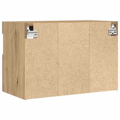 TV Wall Cabinet with LED 2 pcs Artisan oak 60 x 30 x 40 cm