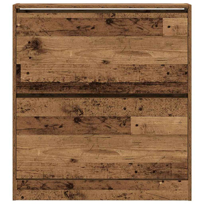 Shoe Cabinet Old Wood 80 x 21 x 87.5 cm Engineered Wood