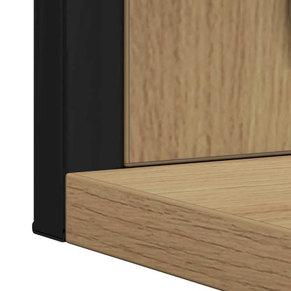 Mirror Artisan oak 50 x 12 x 60 cm Glass and Engineered Wood