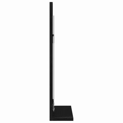 Mirror Black oak 50 x 12 x 60 cm Glass and Engineered Wood