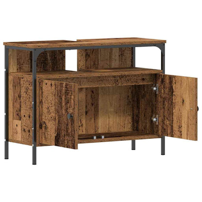 Mirror Cabinet Old Wood 60 x 16 x 60 cm Engineered Wood